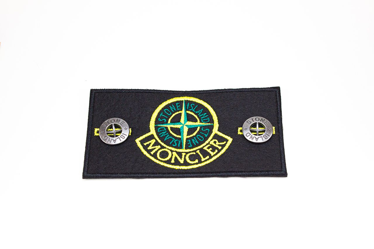Патч Stone Island MONCLER + 2 пуговицы