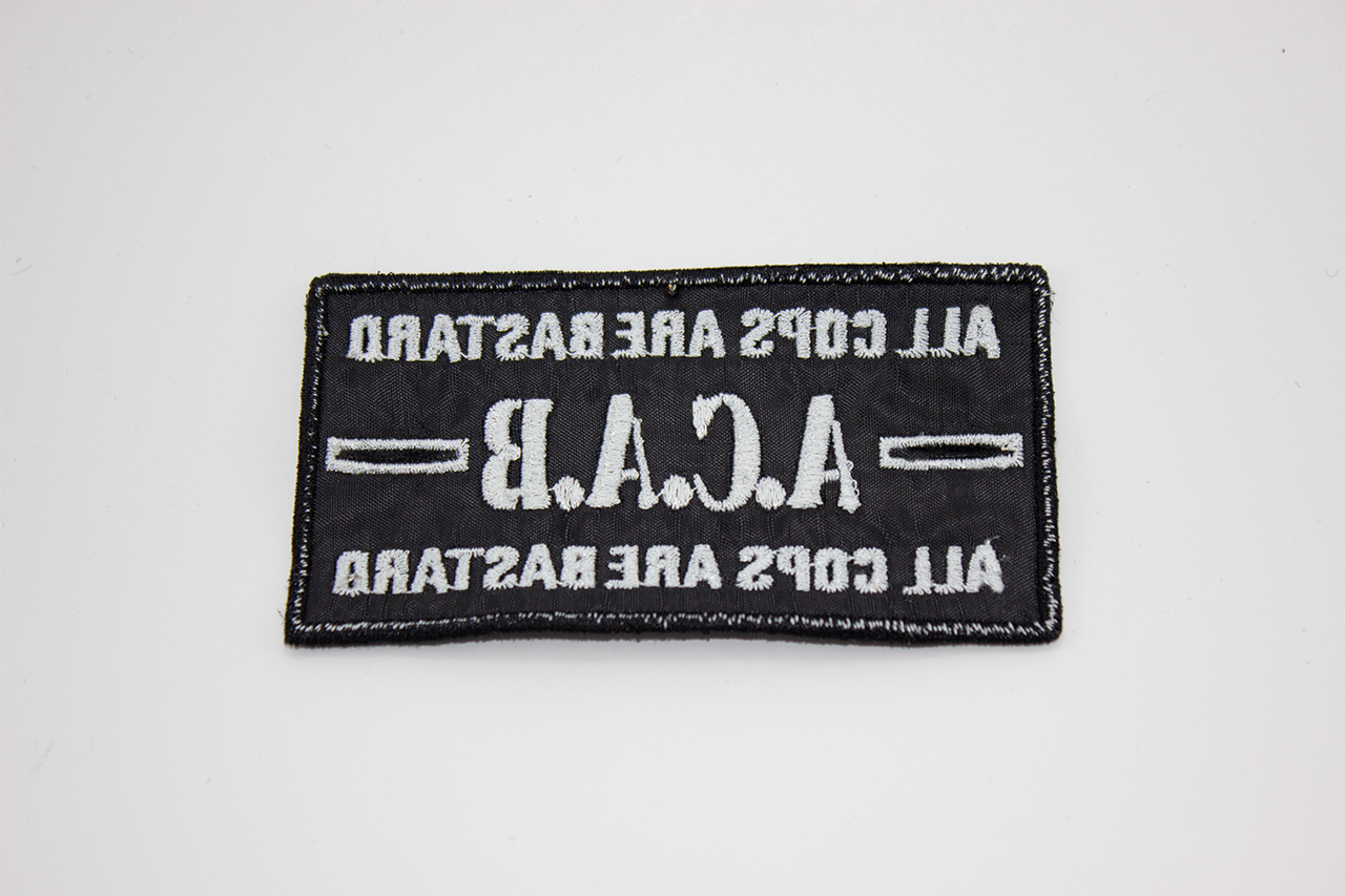 Патч A.C.A.B + 2 пуговицы Stone Island