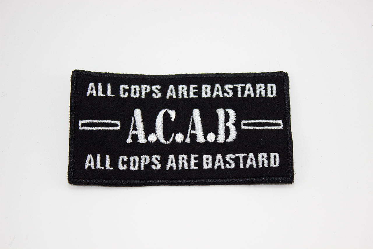 Патч A.C.A.B + 2 пуговицы Stone Island