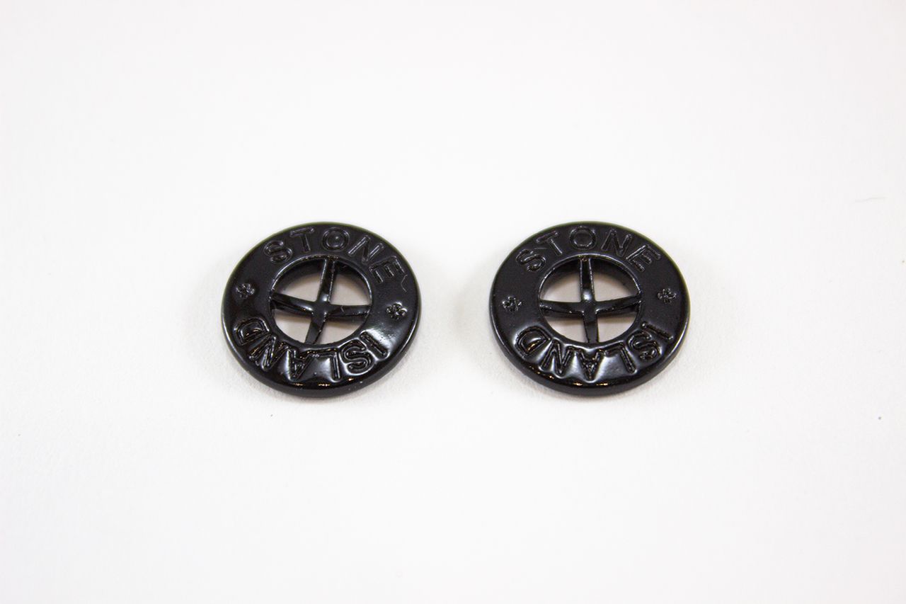 Пуговицы Stone Island (металлические чёрные)